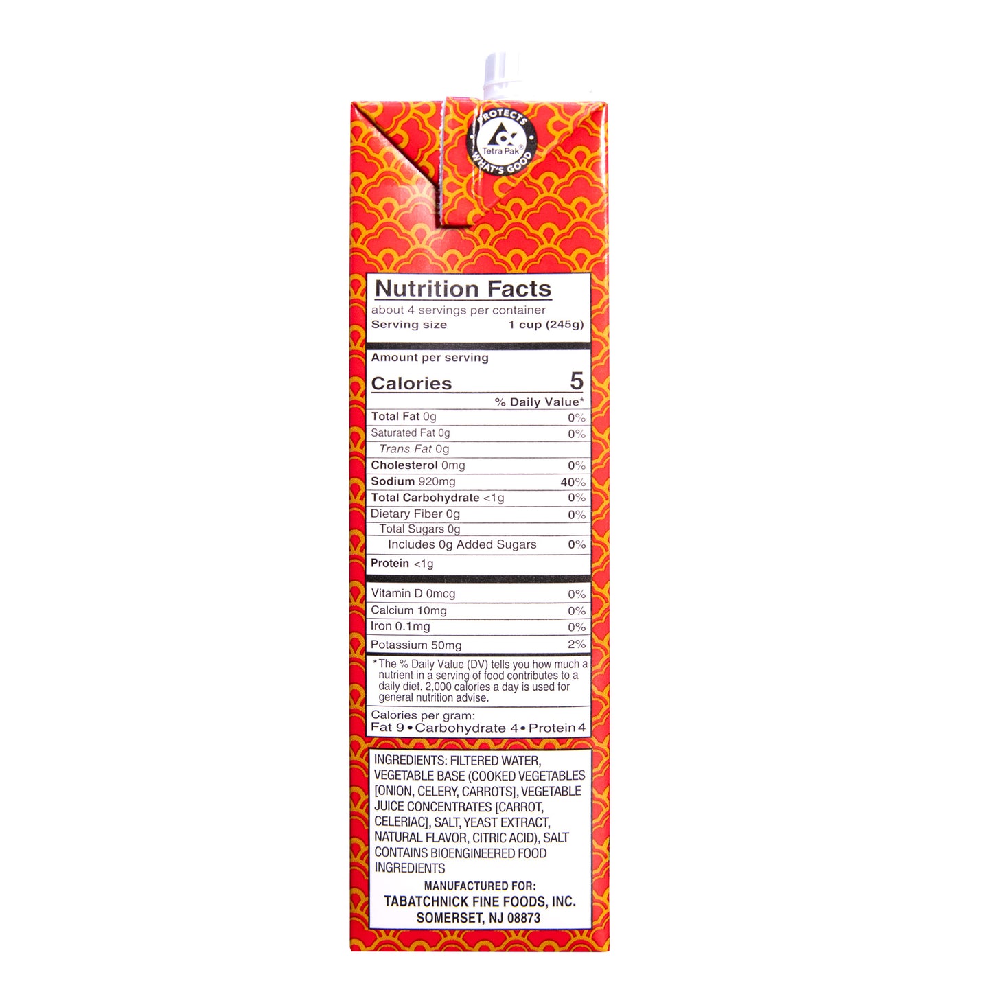 Garden Fresh Vegetable Broth - 4 Pack