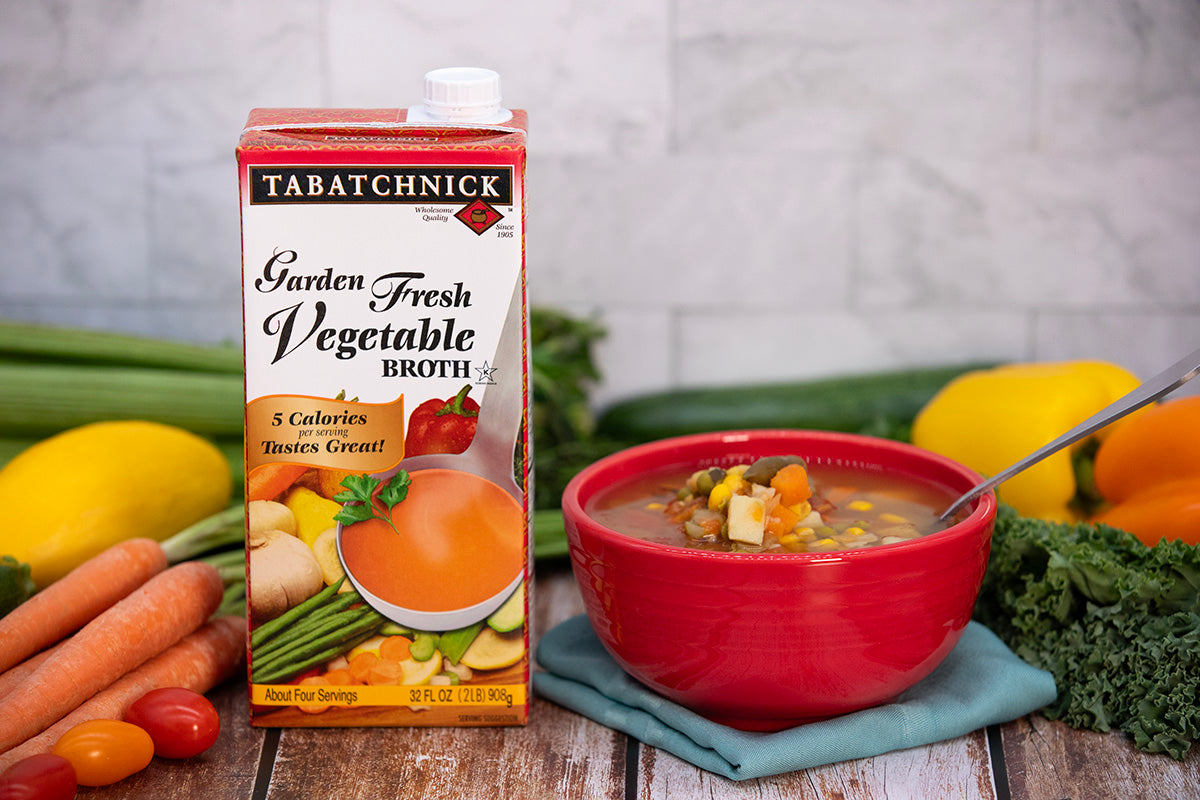 Variety 4 Pack: 2 Wholesome Chicken Broth and 2 Garden Fresh Vegetable Broth