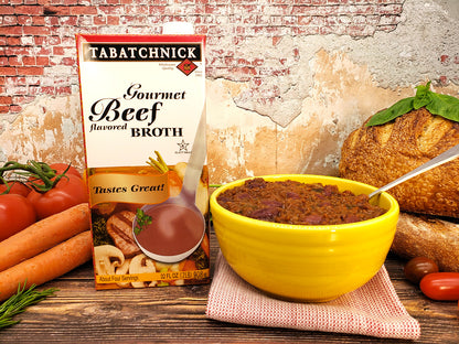 Gourmet Beef Flavored Broth - 4 Pack