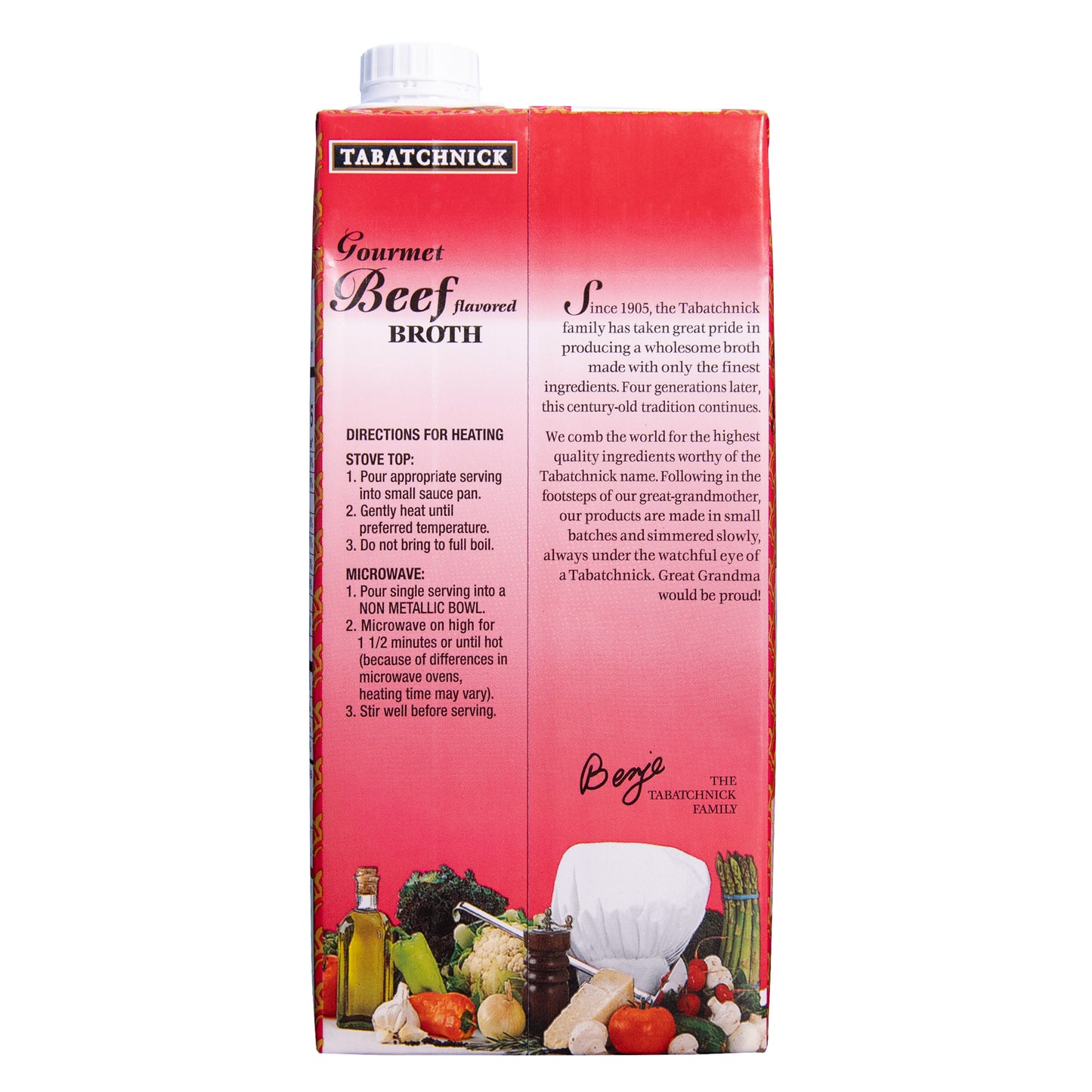 Gourmet Beef Flavored Broth - 6 Pack