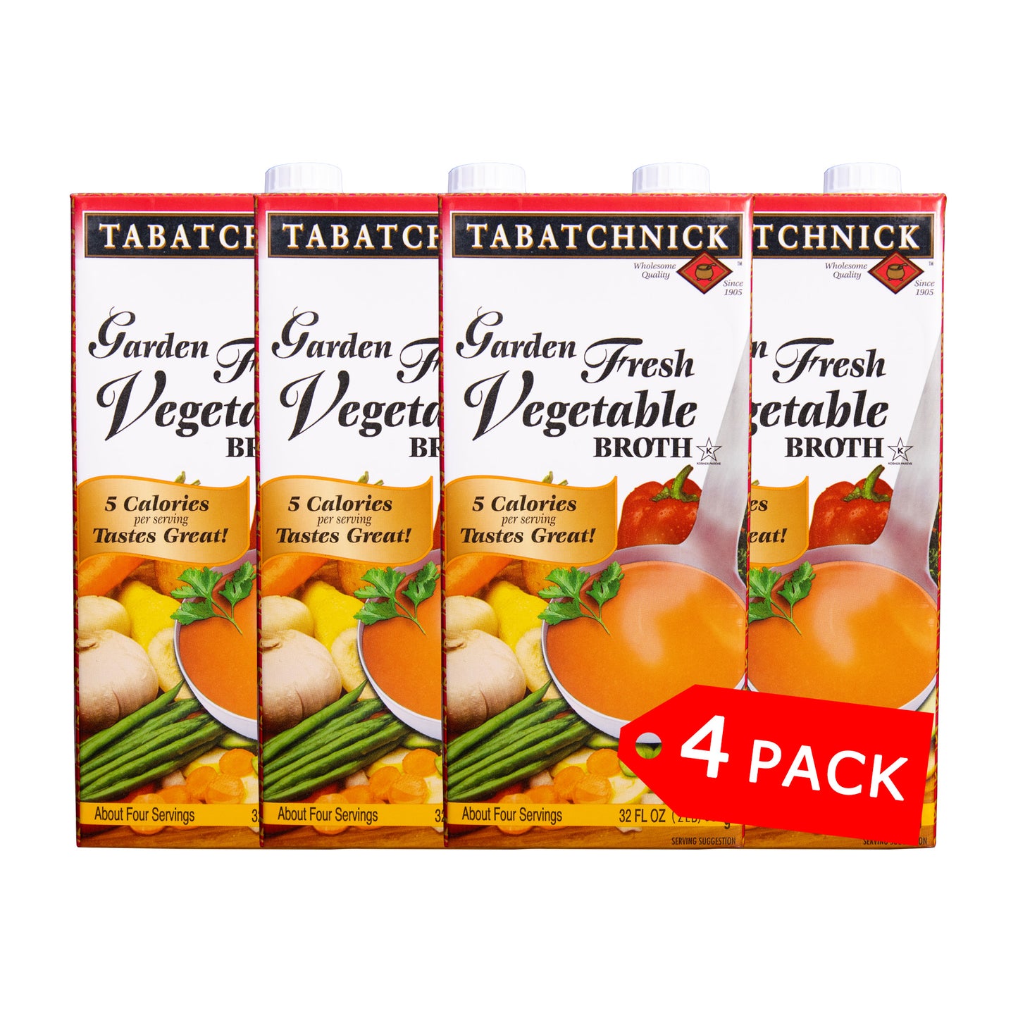 Garden Fresh Vegetable Broth - 4 Pack